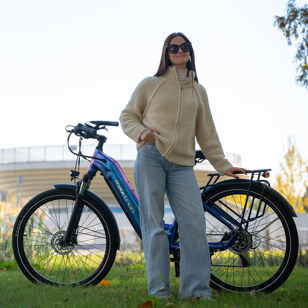 Cityrad OT05 E-Bike Damen Herren 28 Zoll | 120 km, 655 Wh, 7-Gang Shimano