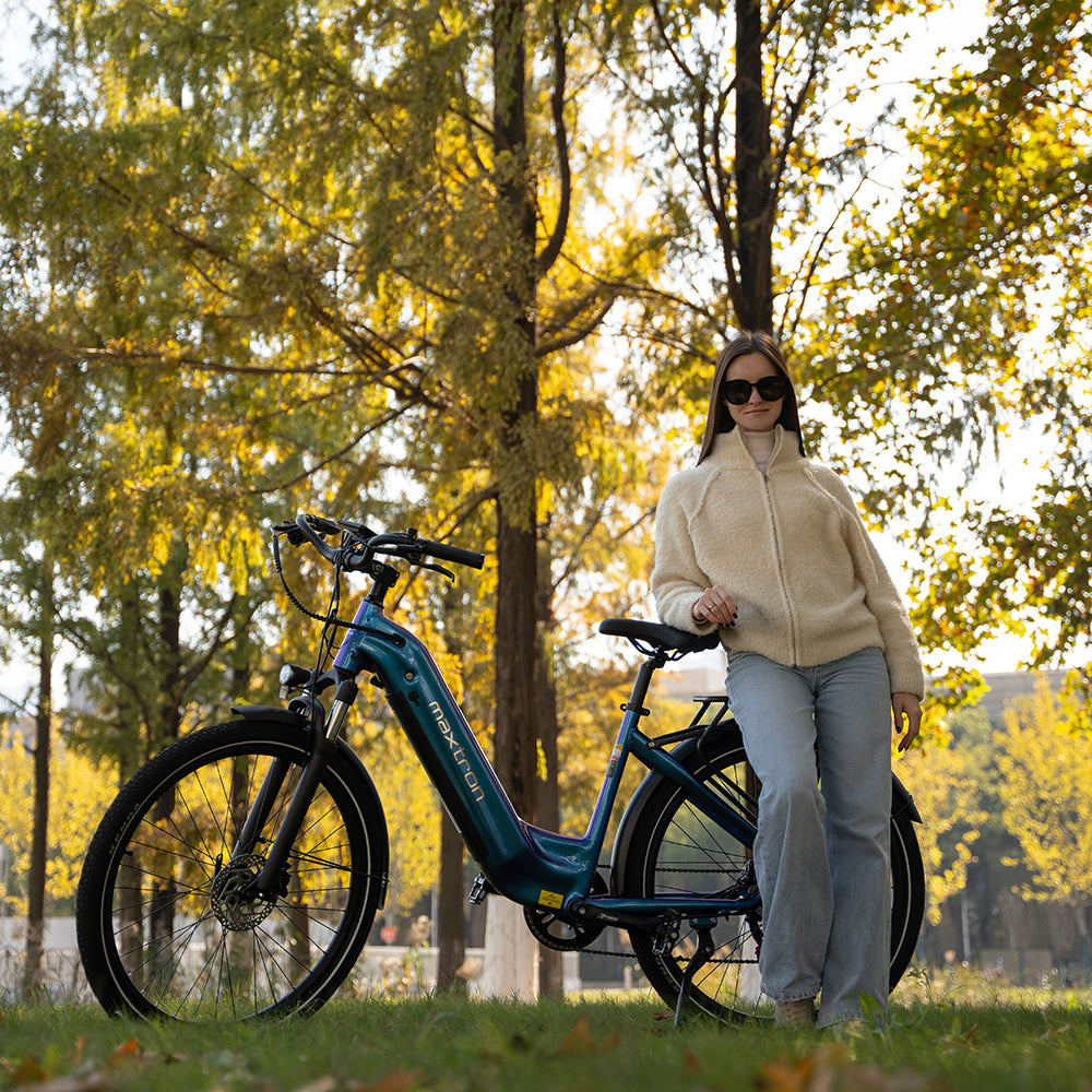 Cityrad OT05 E-Bike Damen Herren 28 Zoll | 120 km, 655 Wh, 7-Gang Shimano