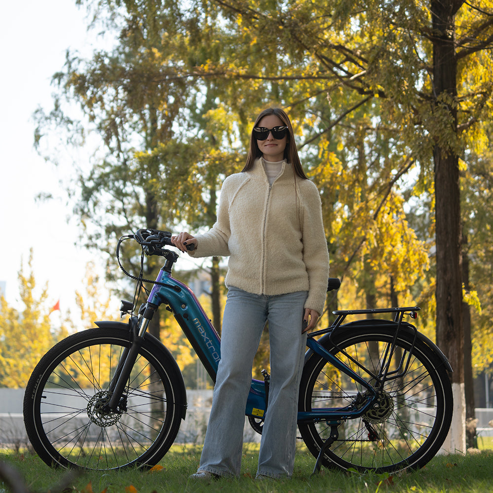 Cityrad OT05 E-Bike Damen Herren 28 Zoll | 120 km, 655 Wh, 7-Gang Shimano